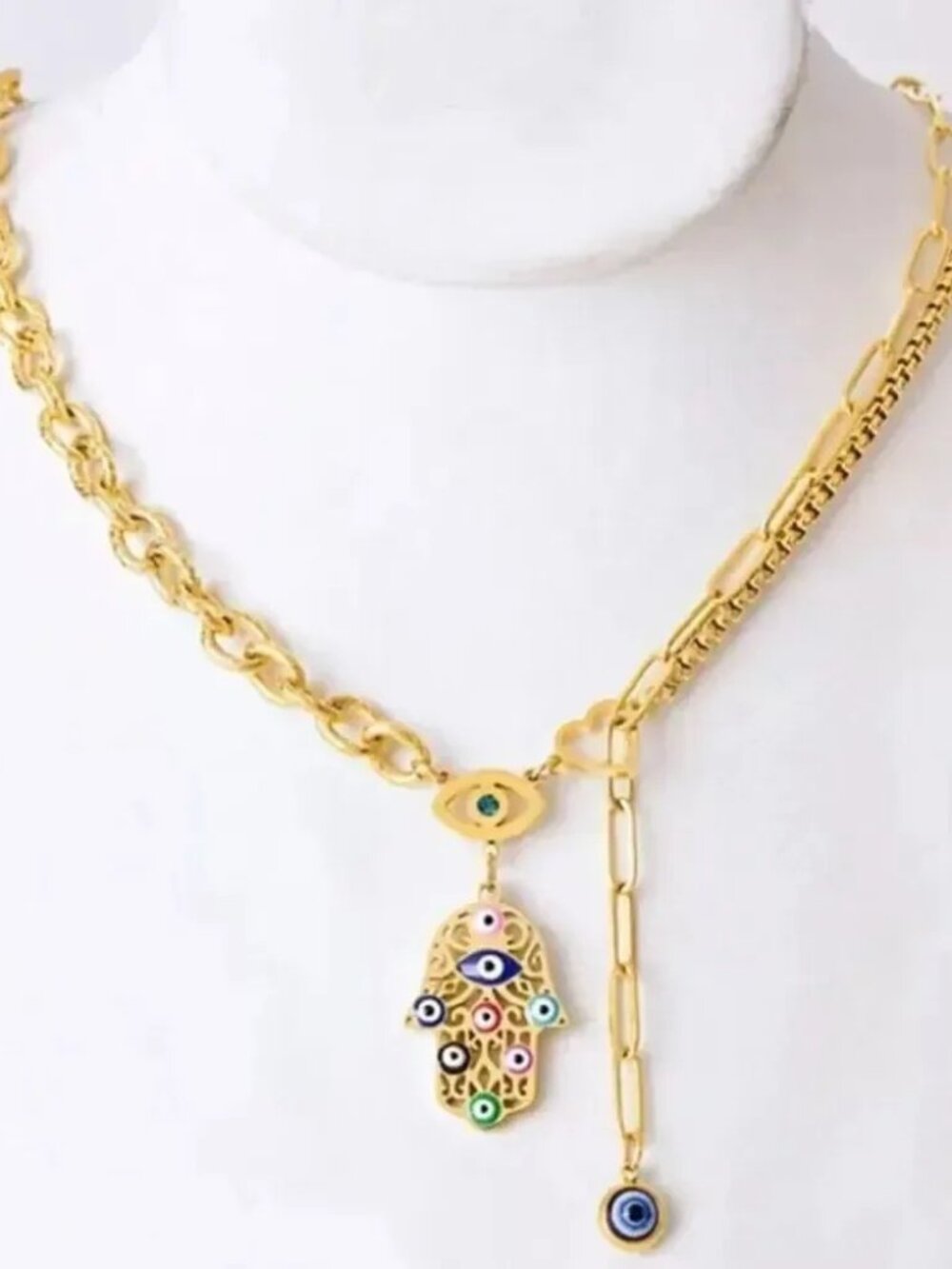 Layered Necklace Q448